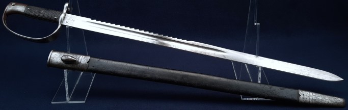 British 1879 Pattern Martini Henry Artillery Carbine Bayonet, Royal Artillery Marked 2